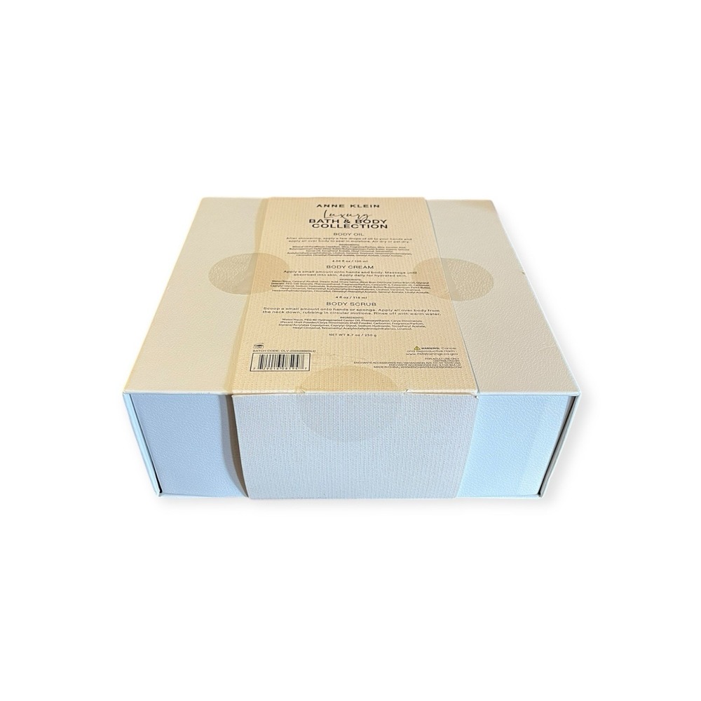 NEW Sealed Anne Klein Luxury Bath & Body Collection w/Keepsake Box Oil Cream 4pc - Picture 7 of 9